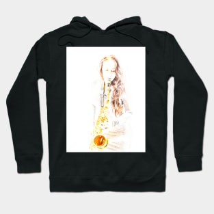 Sax Lady Hoodie